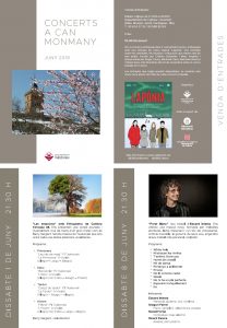 Concerts a Can Monmany - “Les estacions” amb l’Orquestra de Cambra Terrassa 48. @ Can Monmany
